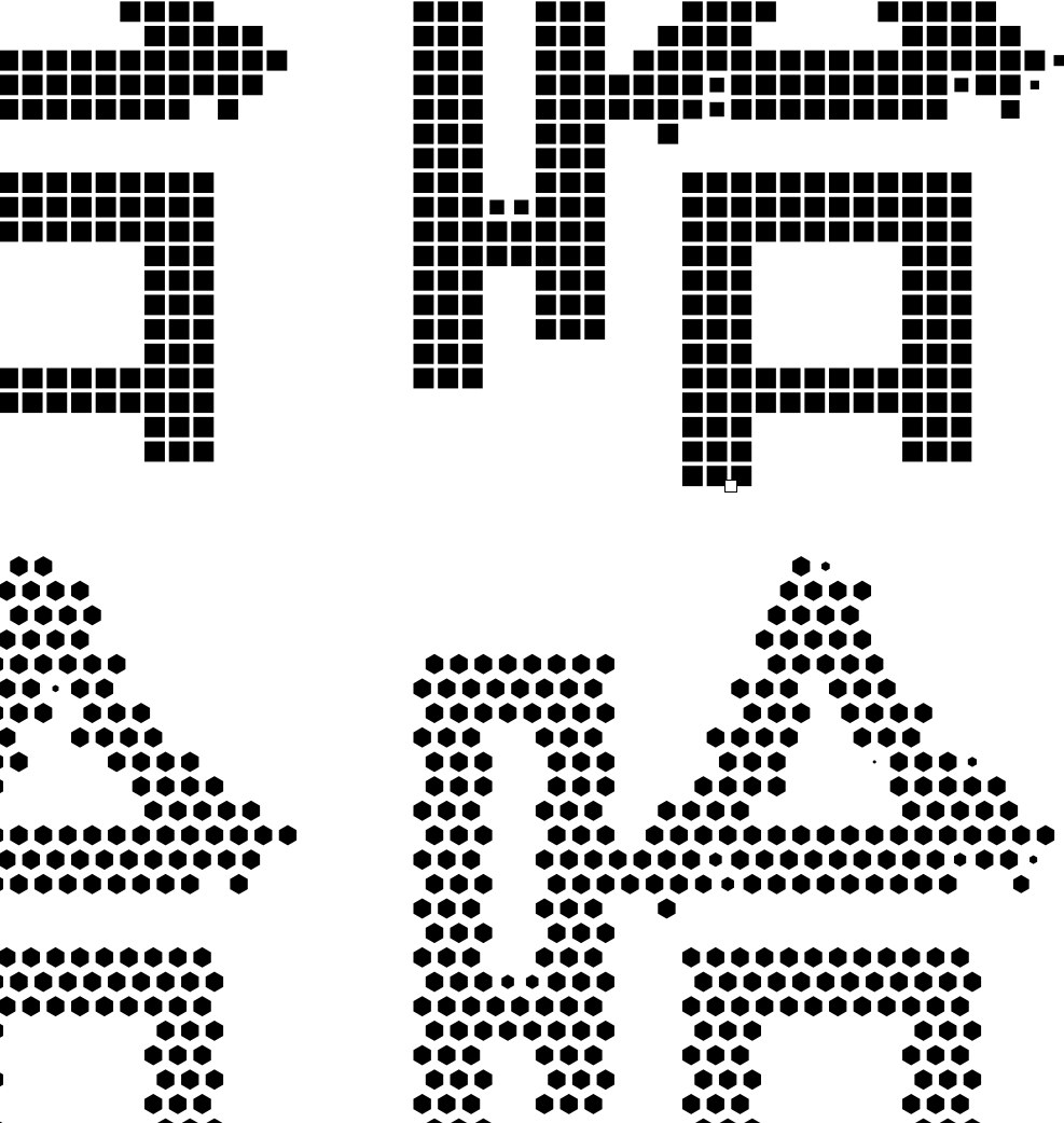 文字转点阵图/文字点填充 功能截图 3